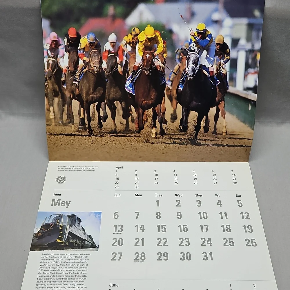 1990 GE General Electric Calender